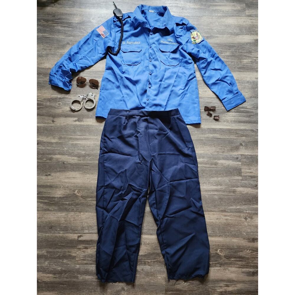 Spirit Halloween Adult M Police Officer Costume Orange Is The New Black - Picture 2 of 9